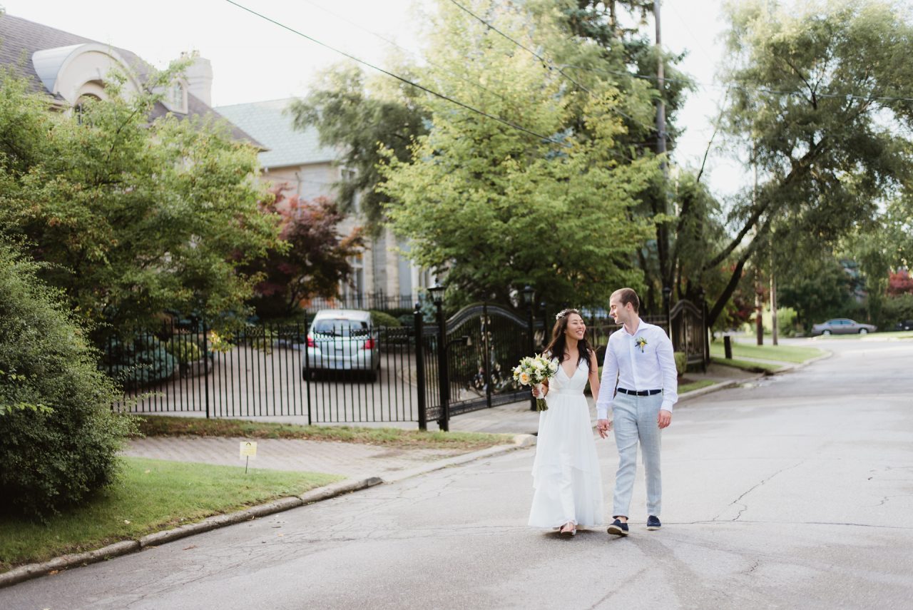 Toronto backyard wedding
